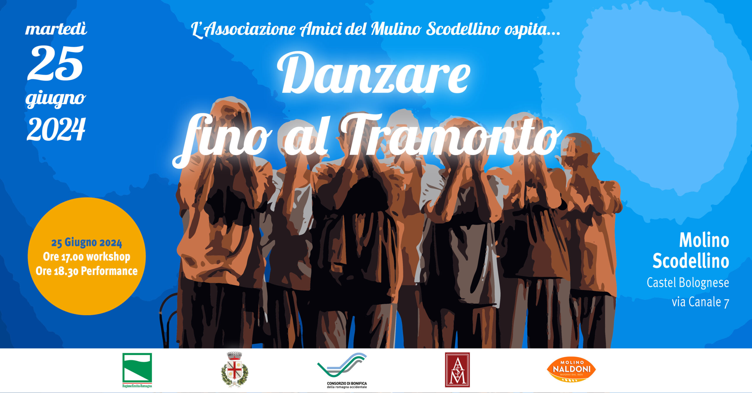 BANNER Danzare fino al tramonto.